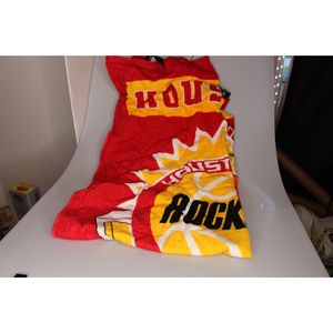 VTG 90s Houston Rockets Jay Franco Beach Towel 60 inches by 30 inches